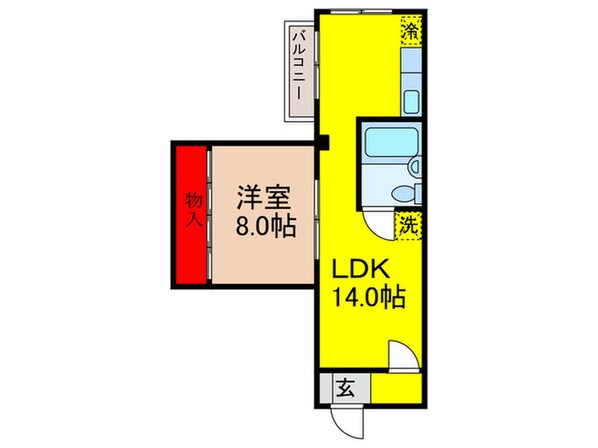 ラビアンヌレポーの物件間取画像